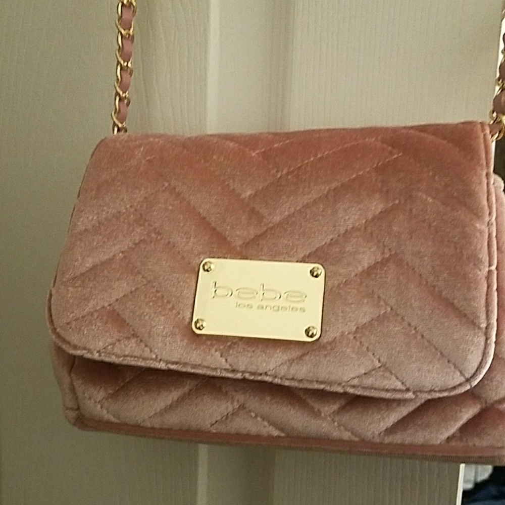 Bebe velvet crossbody bag - Picture 1 of 6